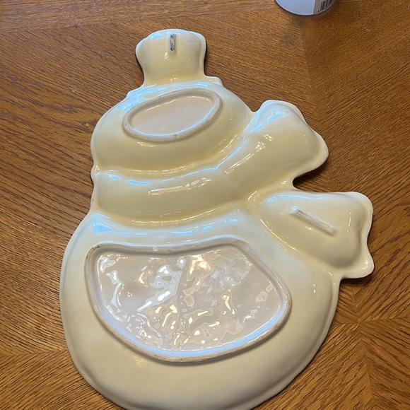 Snowman Porcelain Party Tray - Picture 3 of 4